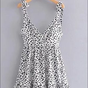 Black and White Polka Dot Dress